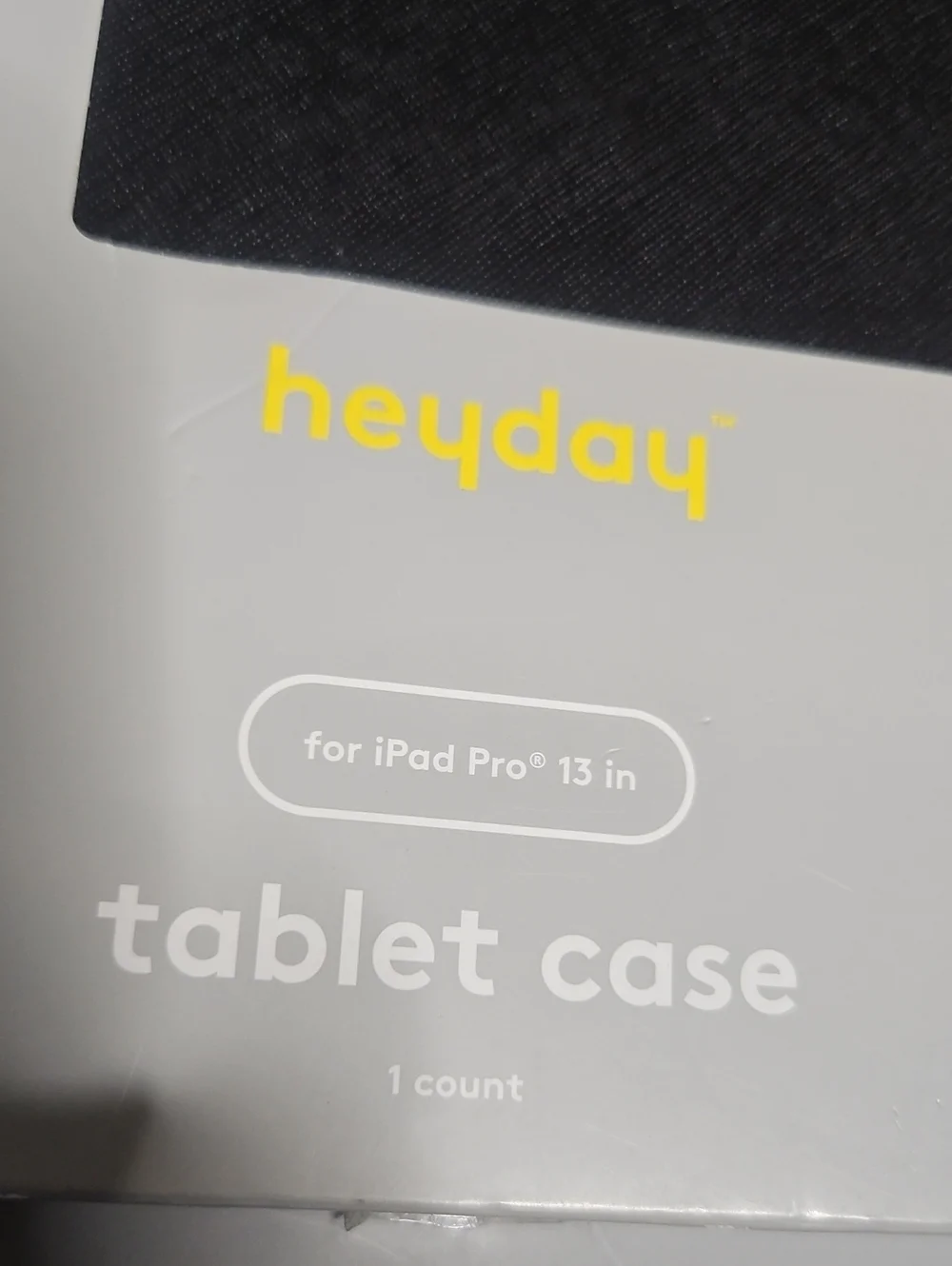 HEYDAY IPAD PRO 13 IN TABLET CASE: BLACK: NEW IN PACKAGE